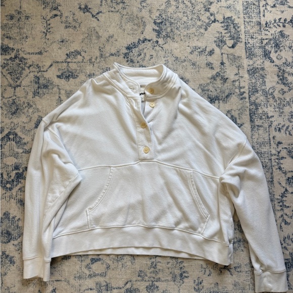 aerie Tops - Aerie White Button-Up Top